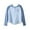 Blue, variant on Mgmyaa Long Sleeve Hoodies with Zipper for Boys and Girls Summer Ice Silk Sun Protection Clothing Loose and Breathable Coat