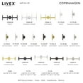 thumbnail image 5 of Livex Lighting Copenhagen 2-Light Metal ADA Wall Sconce in Brushed Nickel, 5 of 11