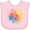 AD-Pink, variant on Inktastic Breast Cancer Awareness Ribbon Art Girls Baby Bib
