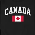 thumbnail image 3 of Instant Message - Canada Flag - Men's Crew Neck Fleece Pullover, 3 of 6