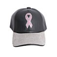 thumbnail image 4 of Rhinestone Cancer Ribbon Hat, 4 of 4