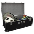 thumbnail image 2 of Seward Trunk Wheeled Footlocker, Black, 2 of 4