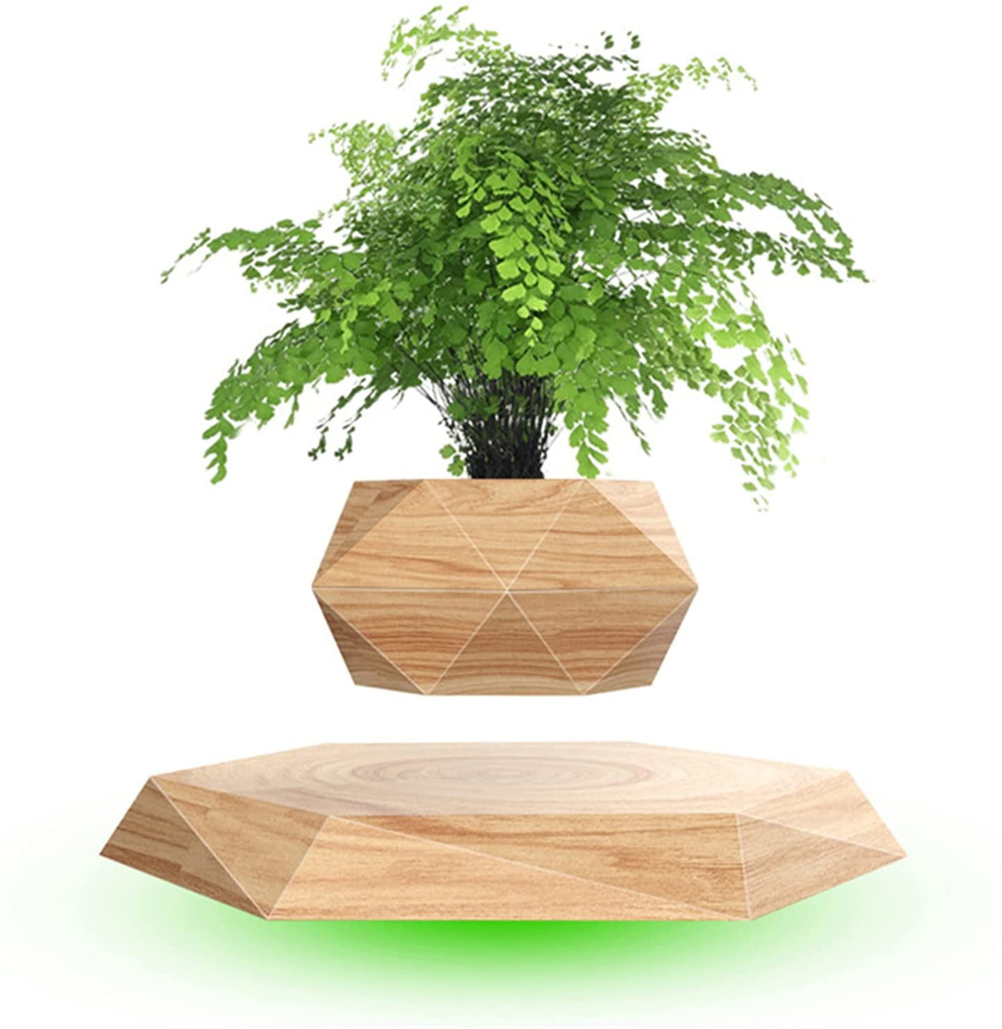 Small Levitating Air Bonsai Pot,Decorative Resin Flower