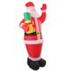 thumbnail image 2 of Inflatable Christmas Old Man Model with Gift Bag in Hand LED Growing Inflatable Christmas Man for Outdoor Garden Yard US Plug 100‑240V, 2 of 5