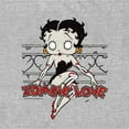 thumbnail image 2 of Men's Betty Boop Halloween Zombie Love Graphic Tee Athletic Heather X Large, 2 of 5