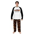 thumbnail image 4 of LuLiaMenton Couples Halloween Pajamas Set, It's Spooky Season Print PJs, Long Sleeve Matching Sleepwear for Women Men, Womens 2XL, 4 of 5