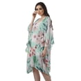 thumbnail image 6 of Moomaya Ladies Plus Size Kaftan Summer Wear Beach Coverup Kimono Sleeves Caftan, 6 of 6