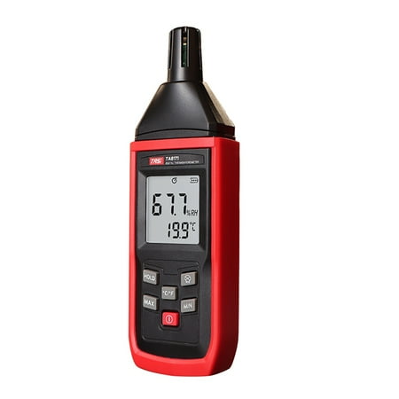 

TA8171 Digital Temperature Humidity Meter Thermometer Accurate Measurement Hygrothermograph Handle Type Hygrometer
