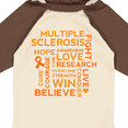 thumbnail image 4 of Inktastic Multiple Sclerosis Awareness Word Cloud Boys or Girls Long Sleeve Baby Bodysuit, 4 of 5
