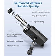Baridwon LetBlack Small Automatic Door Closer, Hydraulic Soft Close No Slam for Home, Heavy Duty Security