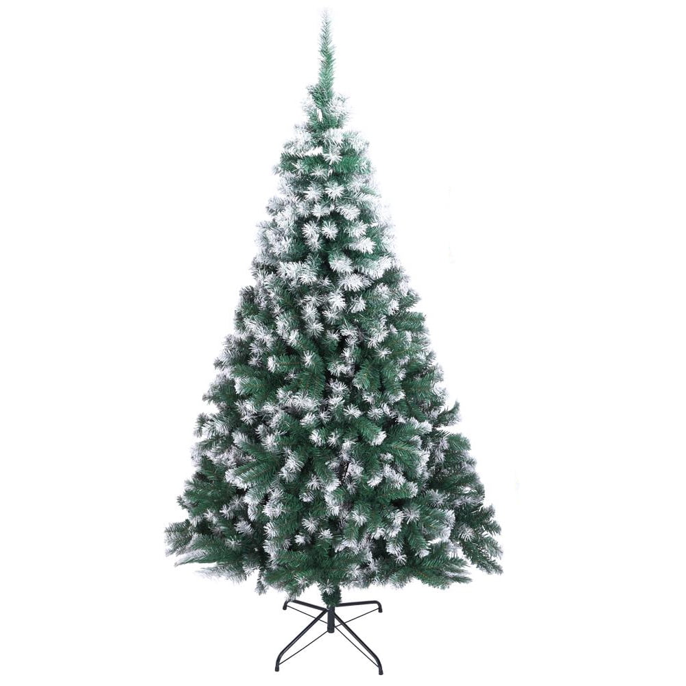 Ktaxon 7FT Christmas Tree, Artificial Fir Flocked Xmas Tree, with 870