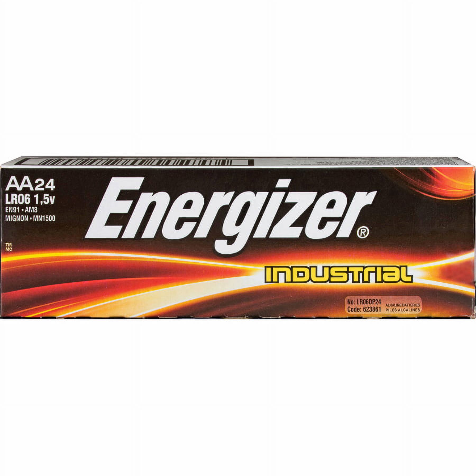 Energizer Industrial Alkaline Aa - For Multipurpose - Aa - 144 / Carton