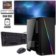 thumbnail image 1 of Computadora Gamer Ryzen 7 5700G AMD  SSD 480GB RAM 8GB Radeon monitor 21.5" 80 plus, 1 of 3