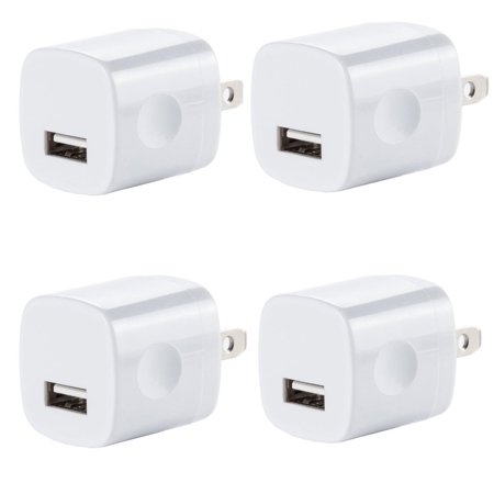 Freedomtech iPhone 7 Smartphone Single Charger  White (4 Pack) price history on PriceWatchPro