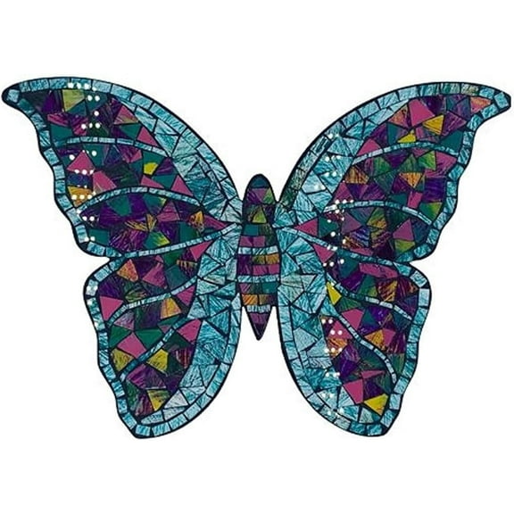 Mosaic Butterfly Wall Plaque