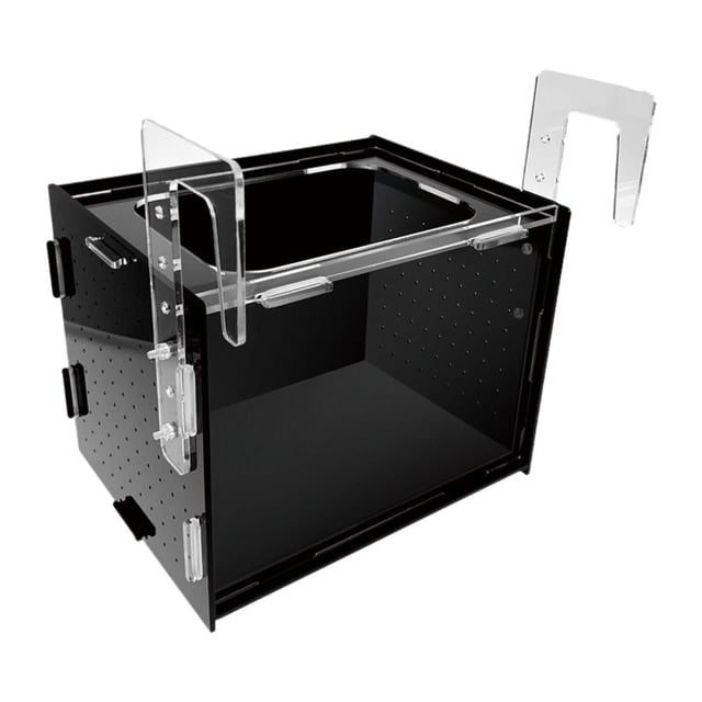Aquarium Breeder Box Incubator Separator Transparente Fácil de instalar Caja de eclosión de la guardería para pescado para bebés Guppy 30x20x20cm