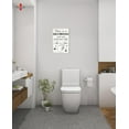 thumbnail image 3 of This is a Bathroom not an Internet Cafe Sign - Funny Bathroom Signs Decor, Funny Bathroom Canvas Wall Art, Bathroom Sayings Picture for Home Decoration 10" x 15", 3 of 6