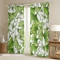 thumbnail image 2 of Manfei Green Ginkgo Leaves Curtains Pack of 2 (42x84 Each),Natural Botanical Curtains Blackout,Rustic Leaf Autumn Plant Bedroom Curtains For Girls,Uxury Bedroom Decor, 2 of 6