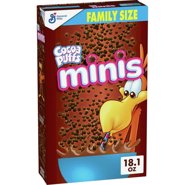 Cocoa Puffs Minis Chocolatey Breakfast Cereal, Made with Whole Grain