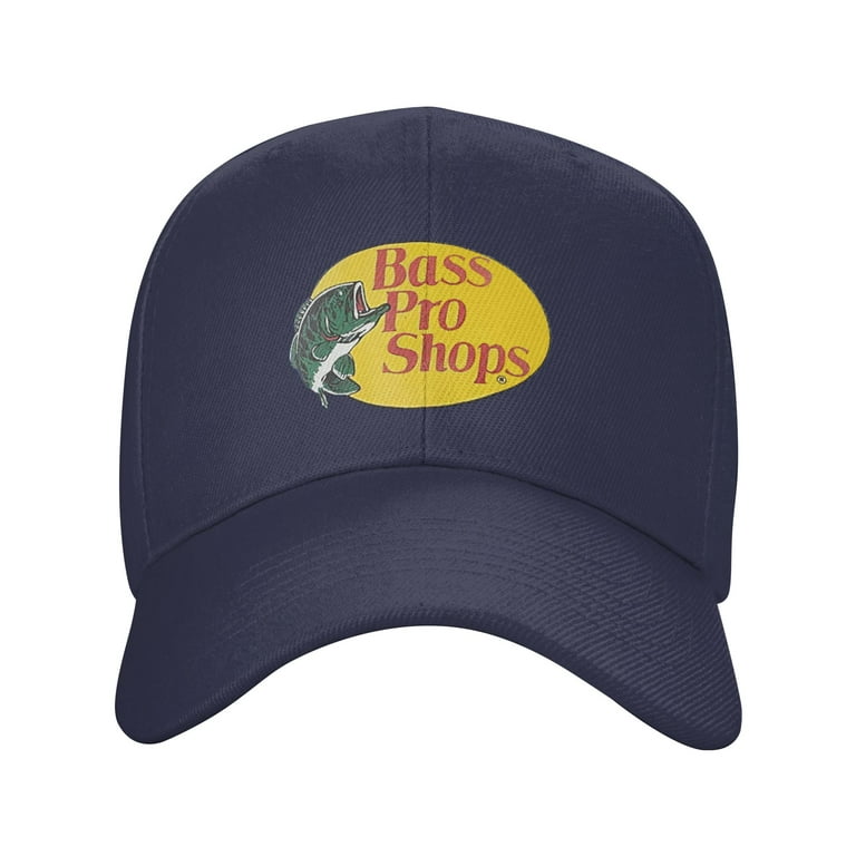 Bass Pro Shop Casquette Navy Blue Adjustable Mesh Baseball Cap for Hat  Fishing Hat Unisex 