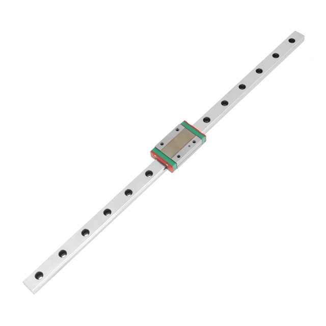 Heaveant Carril de guía Lineal, 1pc MGN12H Guía de Carril Lineal en Miniatura 350 mm Longitud 12 mm Ancho + Bloque Deslizante