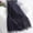 Black, variant on Women's A-Line Fairy Patterned Elastic Waist Ruffle Tulle Layered Midi Skirt with Color Block for Summer Black