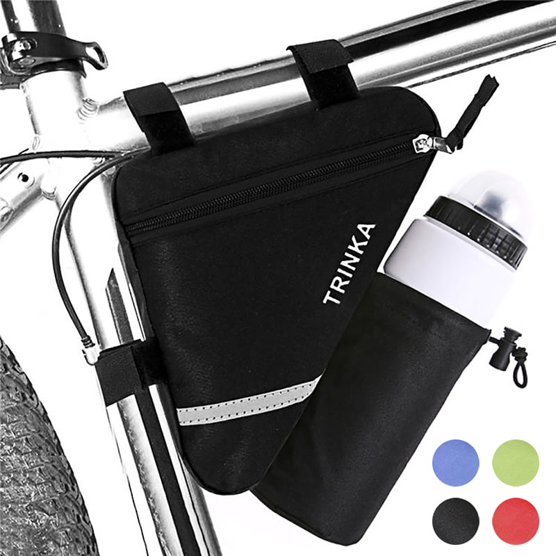 Front Bicycle Triangle Frame Bag Cycling Bike Tube Pouch Holder Saddle Panniers 