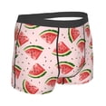 thumbnail image 2 of KLL Hand Drawn Watermelon Men's Cotton Boxer Briefs Underwear-XX-Large, 2 of 8
