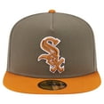 thumbnail image 2 of Men's New Era Olive/Orange Chicago White Sox Two-Tone Color Pack A-Frame 59FIFTY Fitted Hat, 2 of 5