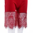 thumbnail image 4 of Mono de malla sin mangas Sexy para mujer de VISgogo, mono transparente de encaje con escote en V y espalda descubierta, pantalones cortos eróticos de una pieza calados para mujer VISgogo moda, 4 of 7