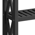 thumbnail image 6 of Craftian 39.4"W Patio Side Table, Weatherproof Wood Console Table for Outdoor, Black, 6 of 8