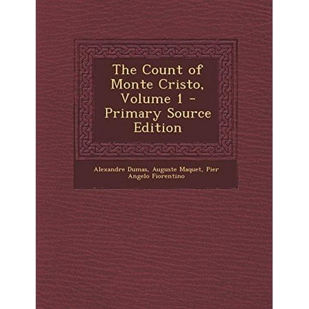 The Count Of Monte Cristo Volume 1 Walmart Com