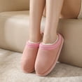 thumbnail image 6 of BERANMEY Cozy Women Slippers Platform Fuzzy Slippers for Womens and Mens Short Ankle Slippers with Anti-Slip Sole Lined with Warm Furry Perfect for Indoor & Outdoor Use, 6 of 9