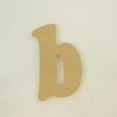 thumbnail image 2 of Package of 1, 10 Inch X 3/4" Thickness MDF Letter b in The Goudy Heavy Font, Thick, Lower Case for Art & Craft Project, Made in USA, 2 of 4