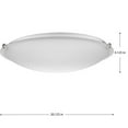 thumbnail image 2 of Progress Lighting - Linen Dome - 60W 4 LED Flush Mount In Transitional, 2 of 7