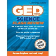 GED Test Science Flash Review, Used [Paperback]