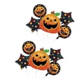 thumbnail image 2 of 10 globos de Halloween de papel de aluminio reutilizables, decoraciones creativas para fiestas, suministros para fiestas de Halloween para la pared de Estrella negra, 2 of 8