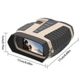 thumbnail image 2 of 3 Inch 1080P HD Rechargeable Binoculars Telescope 40MP Camera 200M 8X Zoom Digital Infrared Night Vision for Camping, 2 of 6