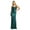 Hunter Green, variant on Womens Hunter Green Prom Formal Bridesmaid Long Sweetheart Spaghetti Strap Mermaid Plus Size Dress