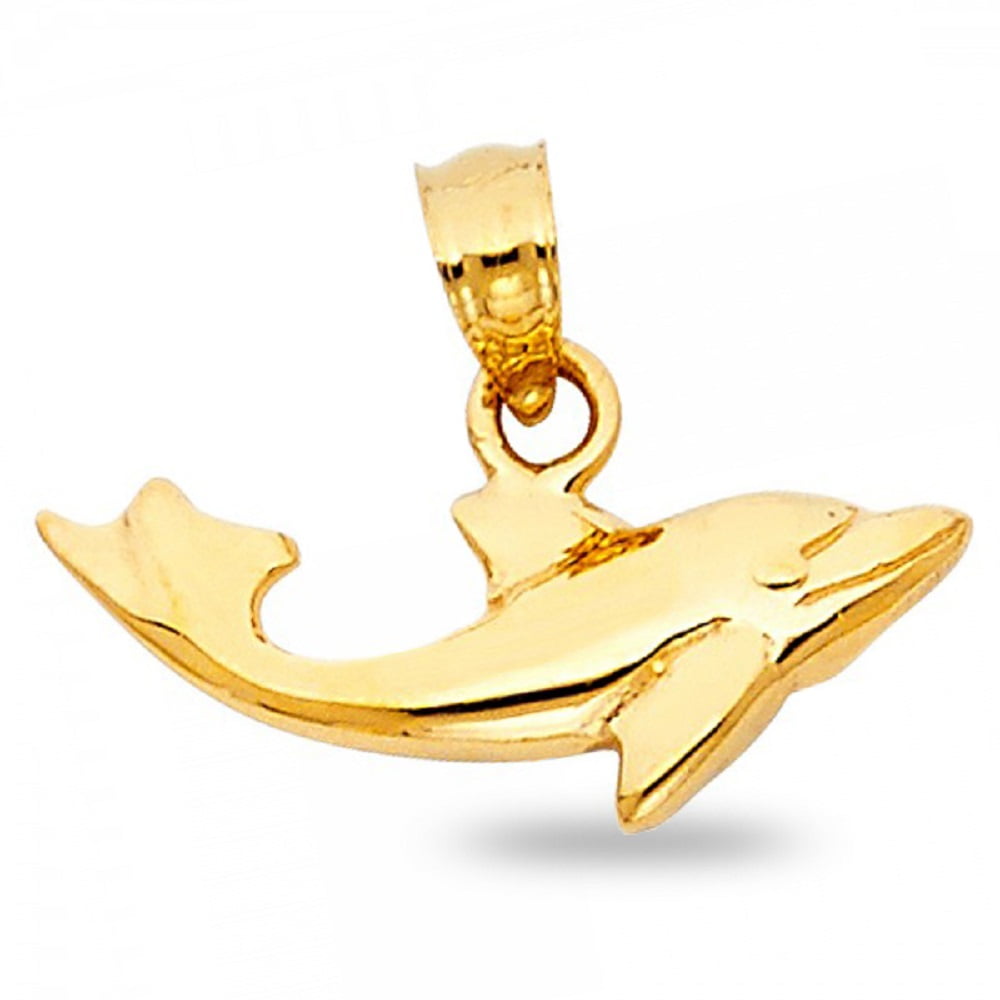 14k Yellow Gold Fish Pendant 14k Yellow Gold Fish Pendant