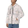 thumbnail image 3 of Naloa Rabbit Forest Men’s Hoodies, Zip up Hoodie, Sweatshirts,Hoodies for Men Sizes S-3XL-3X-Large, 3 of 5