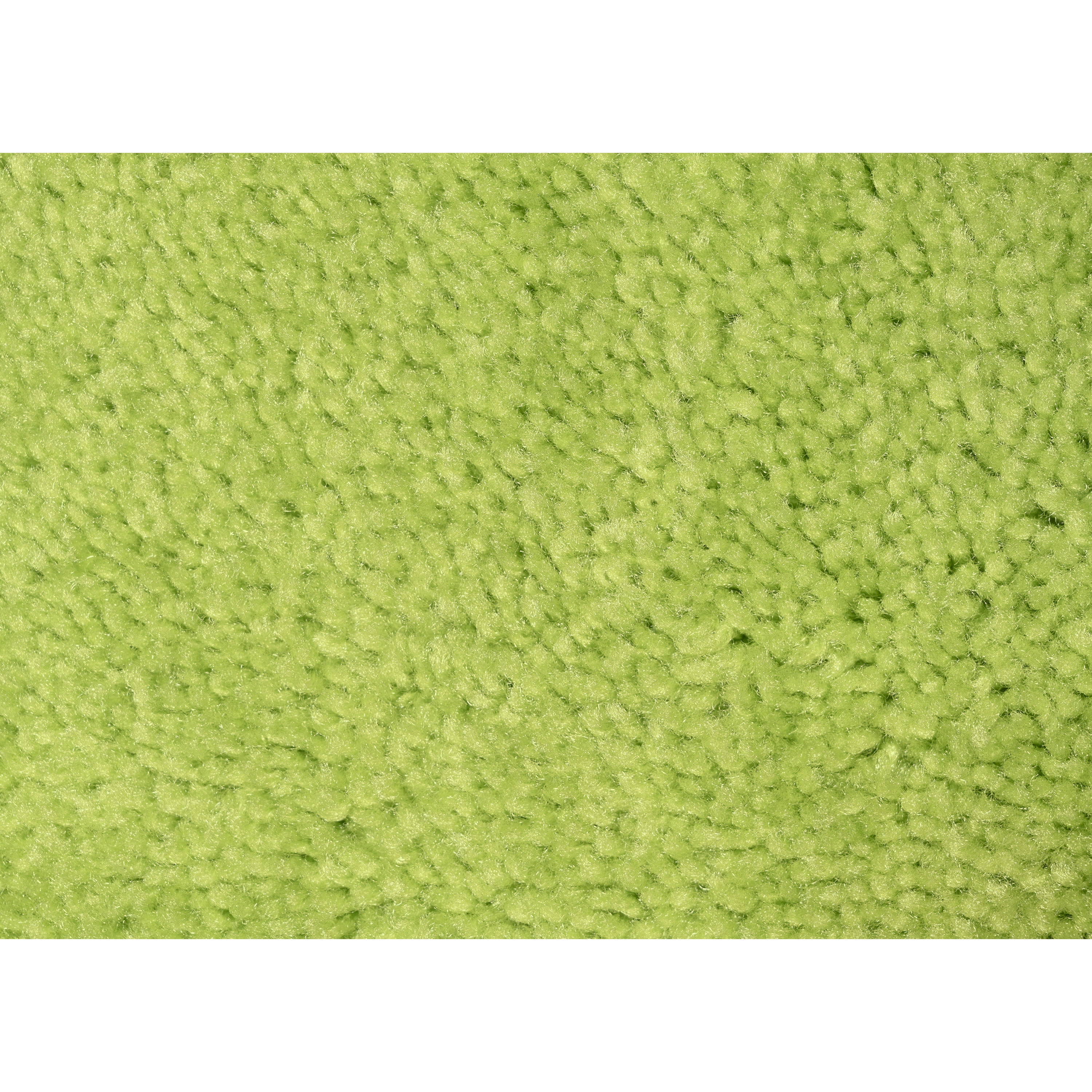 Garland Rug Traditional Washable Bath Rug Set, 3-Piece Set (17"x24" Bath Rug and Two 21"x34" Bath Rugs) Lime-Aid