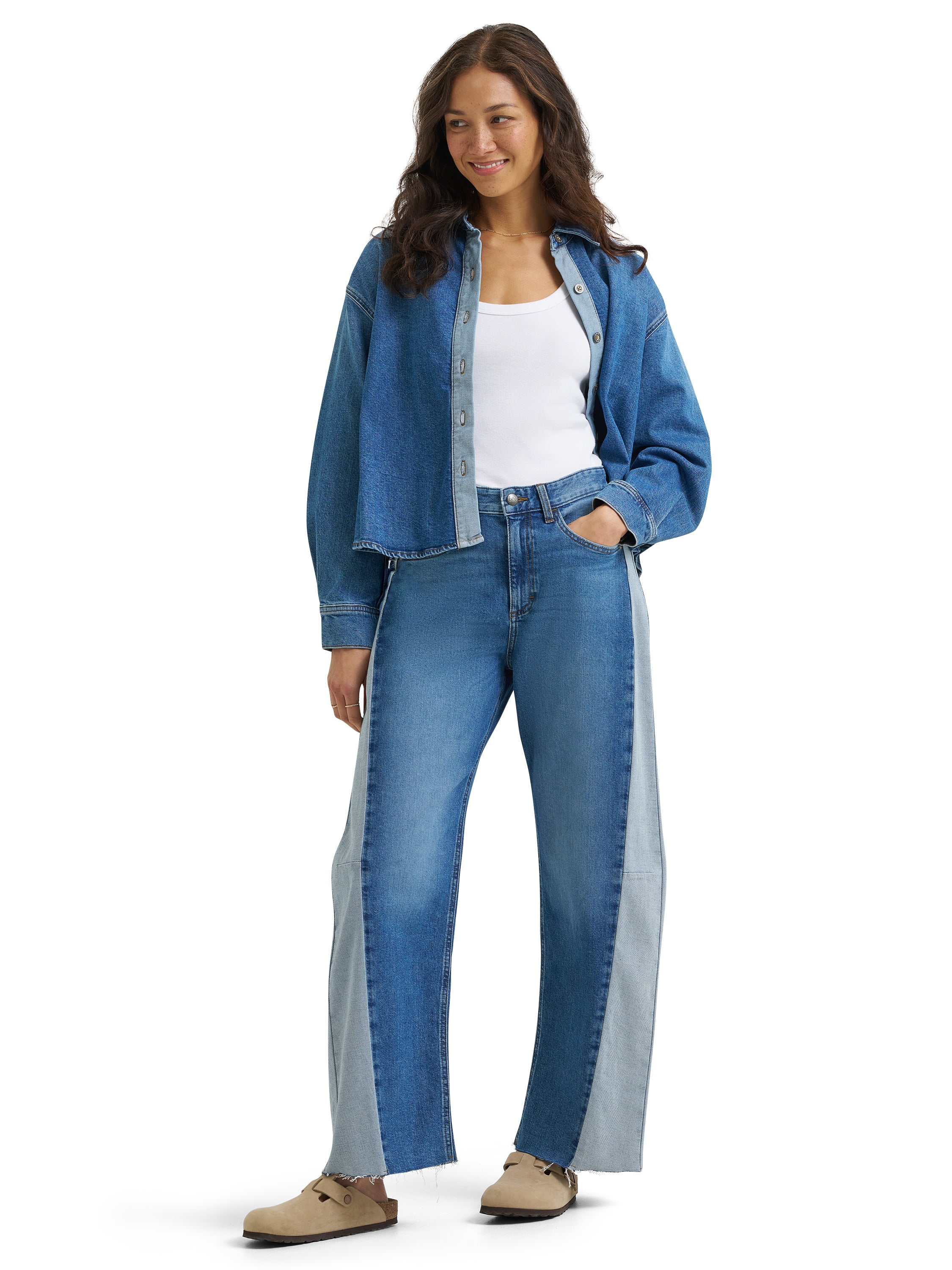 Lee® Women's Oversized High/Low Drapey Top