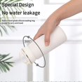 thumbnail image 4 of Botella de agua con aislamiento al vacío, taza de acero inoxidable, taza de viaje, taza de café (1 Uds. Blanco) TUNC Sencillez, 4 of 5