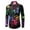 P-Purple, variant on 2025 Men Shirts Men's Regular Business Cardigan Dragon Button Shirts Men Slim Fit Cotton Long Sleeve Men's Dragon Shirt