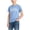 Light Blue, variant on Kids T-Shirt Short Sleeve Graphic Crewneck Tee for Boys | Soft Polyester Spandex Stretch | Tagless Play Everyday Comfort Top Khaki Sizes 3-14 Years,Size 11-12 T