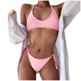 thumbnail image 1 of WREESH Bikini Femme Deux Pièces Maillot de Bain Ensemble de Plage, 1 of 1
