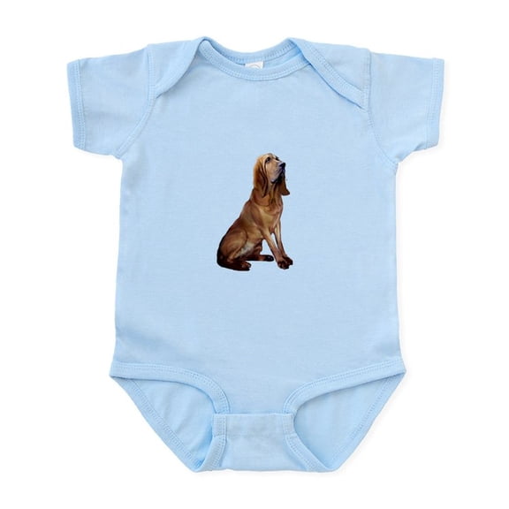 CafePress - Bloodhound (Sit) Infant Bodysuit - Baby Light Bodysuit, Size Newborn - 24 Months