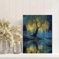 thumbnail image 2 of UXIEQU Enchanted Willow Tree With Golden Lights Canvas Wall Art Print 15.75x11.81 Inches, 2 of 8