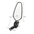 thumbnail image 2 of 2Pcs Handlebar Bike Mirrors HD Safe Glass Mirror Adjustable Rotatable Bike Mirror Rearview Mirror Mirror with 1 Wrenches for MTB, 2 of 10